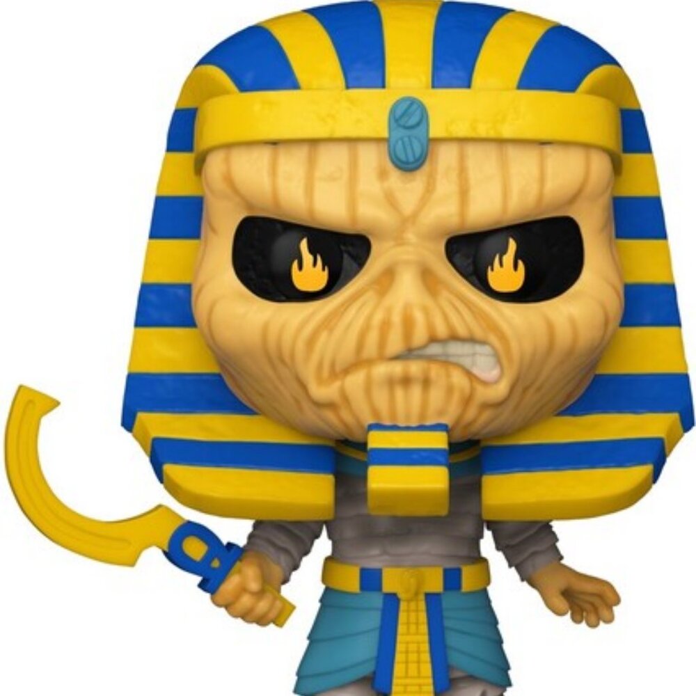 FUNKO POP! Iron Maiden- Pharaoh Eddie, Powerslave, 40th Anniv. #443~ FAST SHIP!